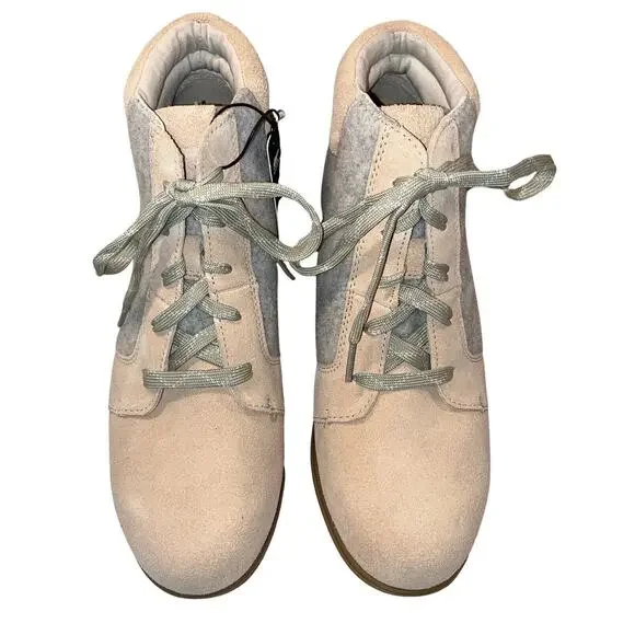 NEW Sorel Women's Evie Ankle Lace Boot Size 11 - Ceramic Natural Waterproof NIB - Picture 3 of 12